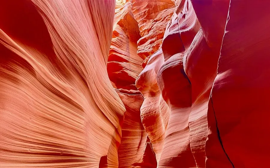 Antelope Canyon X with dramatic rock formations and fewer visitors